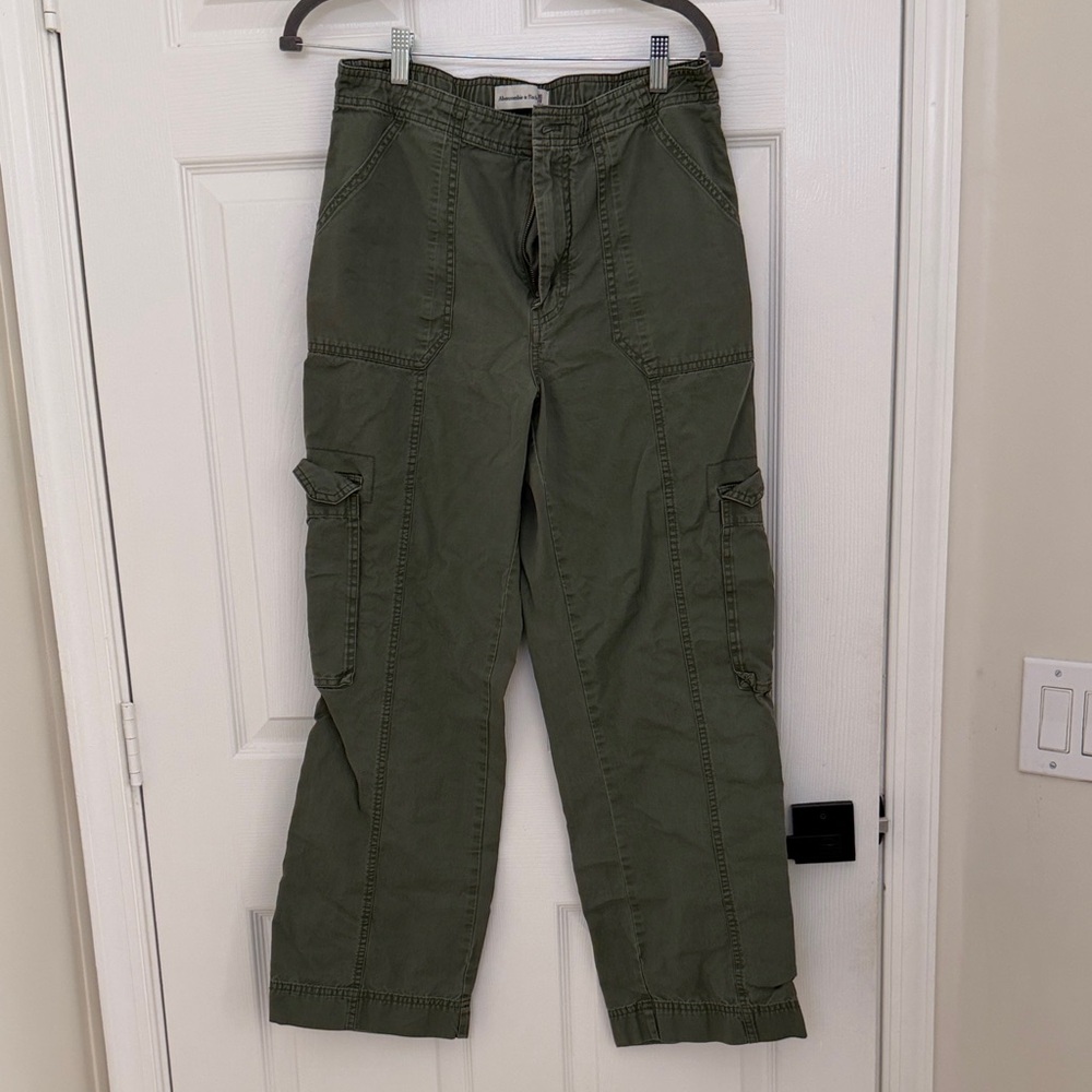 Abercrombie & Fitch Olive Green Cargo Pants